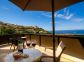 Chambres d'h&ocirc;tes &agrave; Monticello, Balagne, Haute-Corse, labellis&eacute; Gites de France : vue depuis la terrasse de la chambre Orizonti