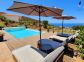 Chambre d'h&ocirc;tes &agrave; Calcatoggio, la C&ocirc;te Ouest, Corse du Sud, labellis&eacute; G&icirc;tes de France : l'espace piscine
