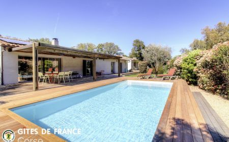 Kamer bij particulieren nr.28571 Sotta - Corse - Chambre d'h&ocirc;tes &agrave; Sotta, Corse du Sud, labellis&eacute; G&icirc;tes de France : la piscine