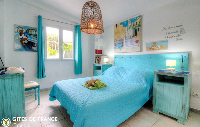 Kamer bij particulieren nr.22772 PIANOTTOLI CALDARELLO - Corse - Chez Marguerite - Chambre d'H&ocirc;tes &agrave; Pianotoli Caldarello - le sud Corse - labellis&eacute; G&icirc;tes de France : La chambre