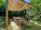 Chambres d'h&ocirc;tes &agrave; Pila Canale, le grand Valinco, en Corse du Sud, labellis&eacute; G&icirc;tes de France : salon de jardin 