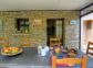 Chambre d'h&ocirc;tes &agrave; Pianottoli Caldarello, Corse du Sud : la salle petits d&eacute;jeuners et table d'h&ocirc;tes