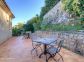Maison d'h&ocirc;tes &agrave; Nessa, Balagne, Haute-Corse, labellis&eacute; G&icirc;tes de France : une des terrasses