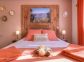 Chambre d'h&ocirc;tes &agrave; Calcatoggio, la C&ocirc;te Ouest, Corse du Sud, labellis&eacute; G&icirc;tes de France : la Chambre Piana (acc&egrave;s ind&eacute;pendant / possibilit&eacute; chambre familiale avec Chambre Carg&egrave;se)