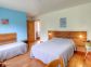 Maison d'h&ocirc;tes &agrave; Favalello di Bozio, Centre Corse, Haute-Corse, labellis&eacute;e G&icirc;tes de France : chambre bleue