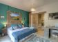 Chambre d'h&ocirc;tes &agrave; Calcatoggio, la C&ocirc;te Ouest, Corse du Sud, labellis&eacute; G&icirc;tes de France : la Chambre &Eacute;visa (acc&egrave;s ind&eacute;pendant)