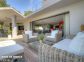 Chambre d'h&ocirc;tes &agrave; Sainte-Lucie de Porto-Vecchio, le Sud Corse :la terrasse commune