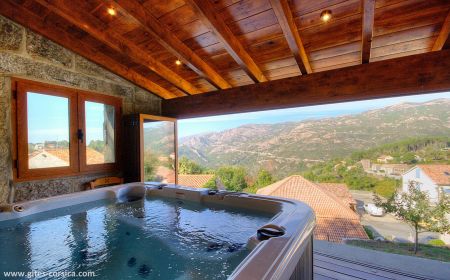 Kamer bij particulieren nr.16061 Aull&egrave;ne - Corse - Chambres d'h&ocirc;tes &agrave; Aull&egrave;ne en Corse du sud, labellis&eacute;es G&icirc;tes de France :  le jacuzzi
