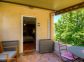 Chambres d'h&ocirc;tes &agrave; Vallecalle, Grand Bastia, Haute-Corse, labellis&eacute;es G&icirc;tes de France : la terrasse privative de la chambre Albitrettu