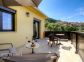 Chambres d'h&ocirc;tes &agrave; Monticello, Balagne, Haute-Corse, labellis&eacute; Gites de France : la terrasse de la chambre Orizonti