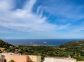 Chambres d'h&ocirc;tes &agrave; Monticello, Balagne, Haute-Corse, labellis&eacute; Gites de France : la vue depuis la terrasse de la chambre Orizonti