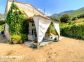 Chambres d'h&ocirc;tes &agrave; Galeria, Balagne, Haute-Corse, labellis&eacute;es G&icirc;tes de France : la terrasse de chambre Victoria