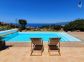 Chambre d'h&ocirc;tes &agrave; Calcatoggio, la C&ocirc;te Ouest, Corse du Sud, labellis&eacute; G&icirc;tes de France : la maison d'h&ocirc;tes - piscine