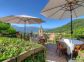Chambres d'h&ocirc;tes &agrave; Pila Canale, le grand Valinco, en Corse du Sud, labellis&eacute; G&icirc;tes de France : la terrasse et la vue 