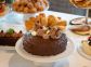 Chambres d'h&ocirc;tes Ch&acirc;teau Rouher &agrave; Propriano , Valincu , Corse du Sud :
le petit d&eacute;jeuner buffet